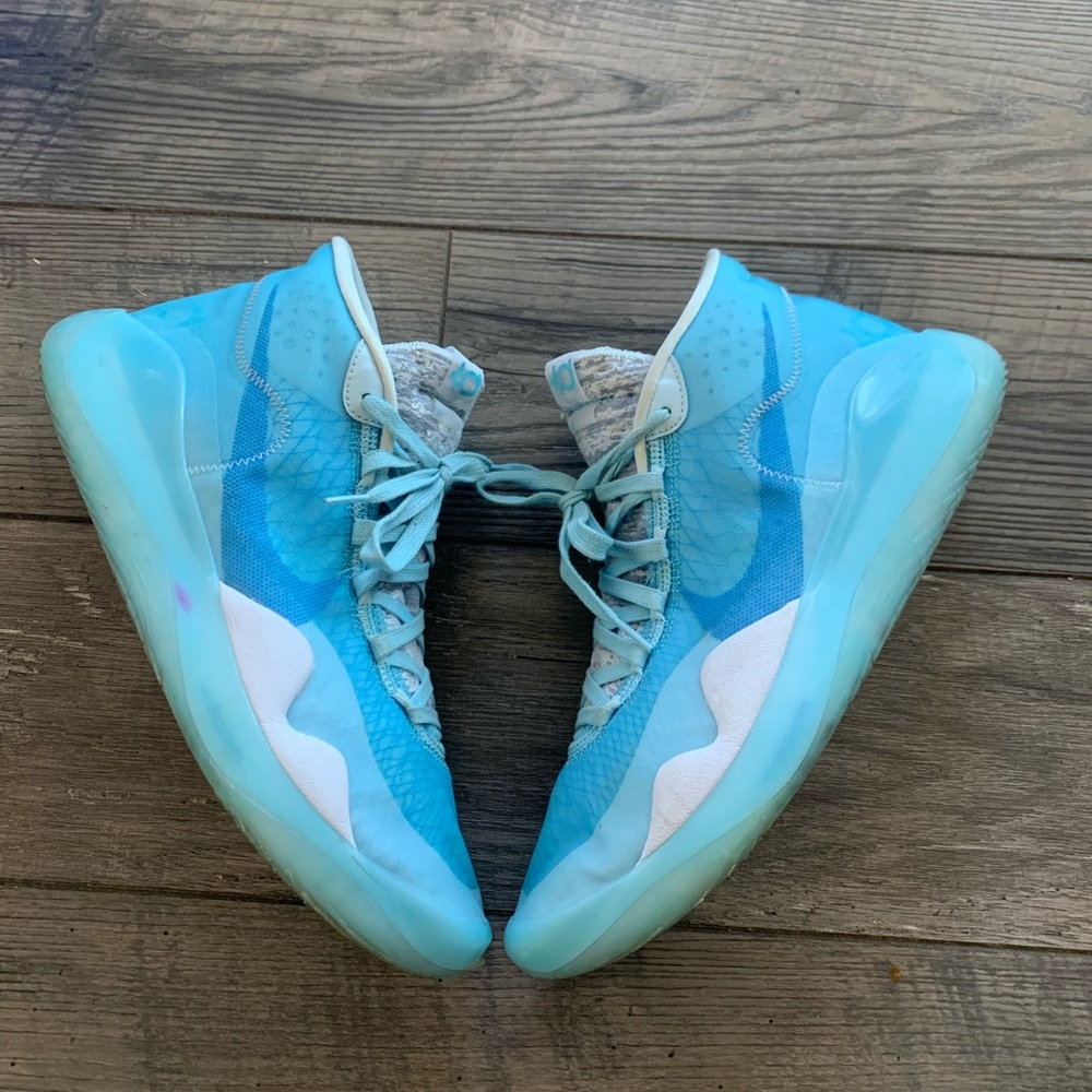 Men’s Nike KD 12 Kevin Durant Basketball Shoes size 11 Blue Glaze AR4229-400
